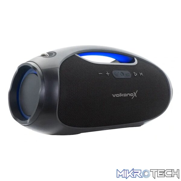 VolkanoX VXS400 Portable Bluetooth Speaker - Black - Image 5