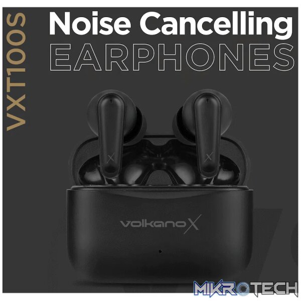 VolkanoX VXT100S TWS Earphones - Black - Image 4