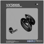 VolkanoX VXT200S Hybrid ANC TWS Earphones - Black - Image 5