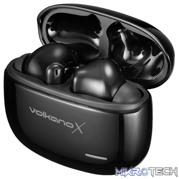 VolkanoX VXT200S Hybrid ANC TWS Earphones - Black - Image 7