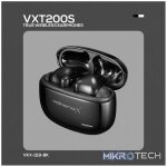 VolkanoX VXT200S Hybrid ANC TWS Earphones - Black - Image 9