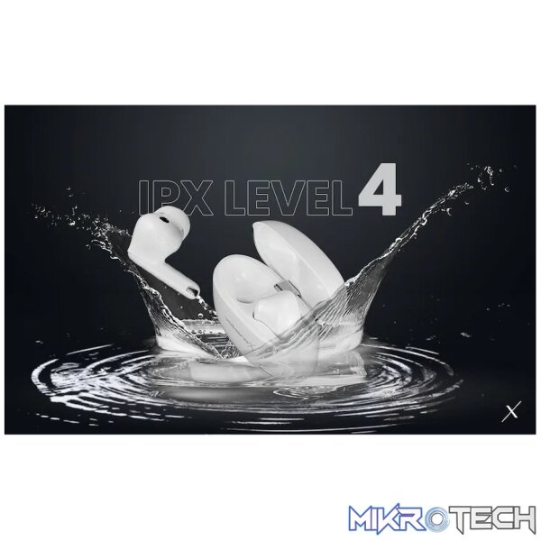 VolkanoX VXT200S Hybrid ANC TWS Earphones - White - Image 15