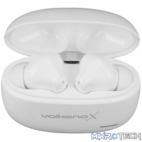 VolkanoX VXT200S Hybrid ANC TWS Earphones - White - Image 5