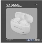 VolkanoX VXT200S Hybrid ANC TWS Earphones - White - Image 10