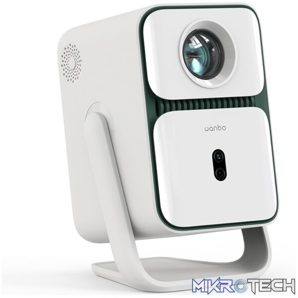 Wanbo T2 Ultra – 1080P 500ANSI Android 11 Smart Home Theatre Projector – White - Image 2