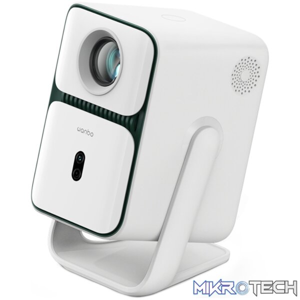 Wanbo T2 Ultra – 1080P 500ANSI Android 11 Smart Home Theatre Projector – White - Image 3