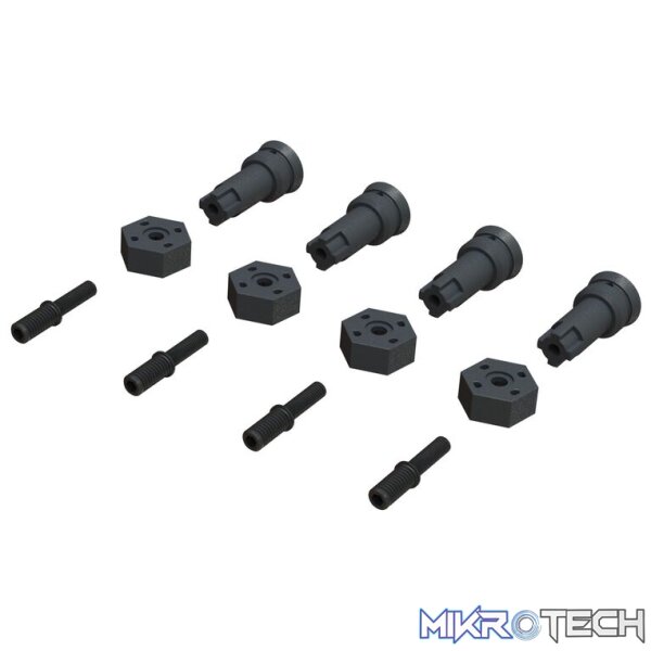 Wheel Axle and Hub Set Wheel Axle and Hub Set