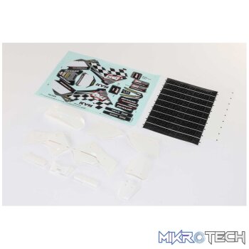White Plastics with Wraps: Promoto-MX