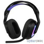 Wireless Gaming Headset with LIGHTSYNC RGB |  2.4GHZ Detachable Mic - White|USB-A LIGHTSPEED Wireless Receiver |  Wired USB-A US