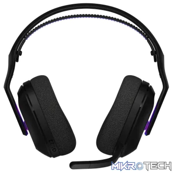 Wireless Gaming Headset with LIGHTSYNC RGB |  2.4GHZ Detachable Mic - White|USB-A LIGHTSPEED Wireless Receiver |  Wired USB-A US - Image 4