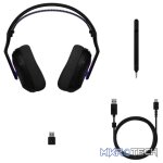 Wireless Gaming Headset with LIGHTSYNC RGB |  2.4GHZ Detachable Mic - White|USB-A LIGHTSPEED Wireless Receiver |  Wired USB-A US - Image 6