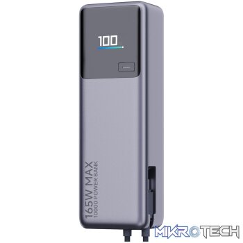 Xiaomi 165W Power Bank 10000mAh (Integrated Cable)-Silver
