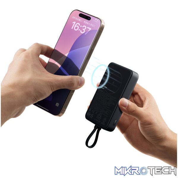 Xiaomi 33W Power Bank 10000 (Integrated Cable)-Grey - Image 6