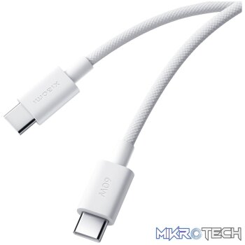 Xiaomi 3A Braided USB Type-C to USB Type-C Cable 1M - White