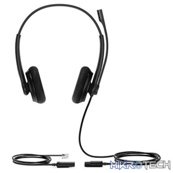 Yealink RJ-9 Duo Wired Headset
