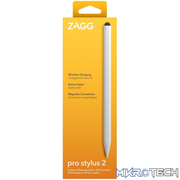 ZAGG Pro Stylus 2. Device compatibility: Tablet, Brand compatibility: Apple, Product colour: White - Image 5
