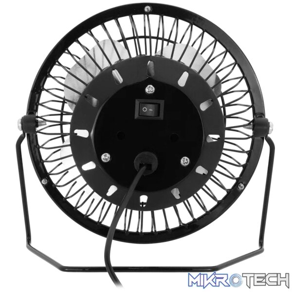 ZEN Cool Series 4 inch Mini Desk Fan - Black - Image 8