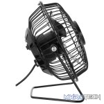 ZEN Cool Series 4 inch Mini Desk Fan - Black - Image 9