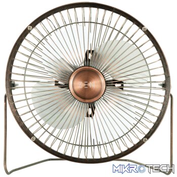 Zen Cool Series 6in Desk Fan - Copper