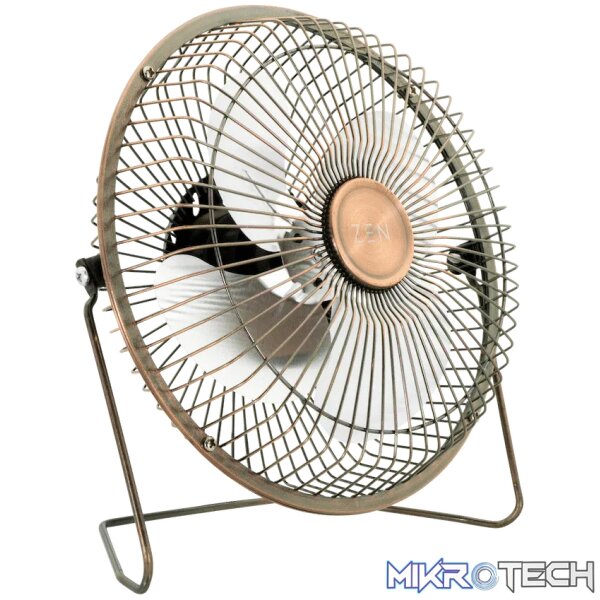 Zen Cool Series 6in Desk Fan - Copper - Image 9