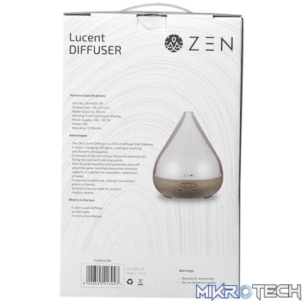 Zen Lucent Diffuser - Grey - Image 3