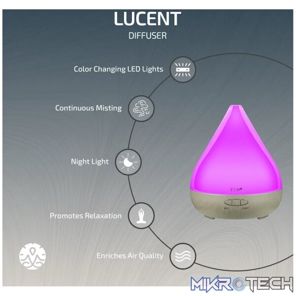 Zen Lucent Diffuser - Grey - Image 8