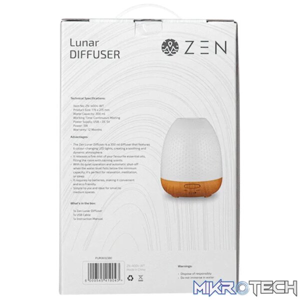 Zen Lunar Diffuser - White - Image 4