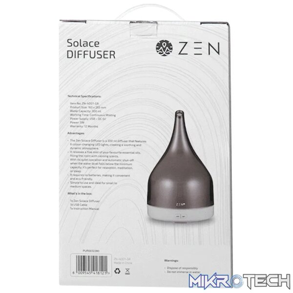 Zen Solace Diffuser - Grey - Image 3