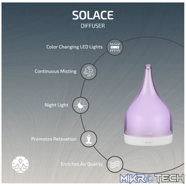 Zen Solace Diffuser - Grey - Image 8
