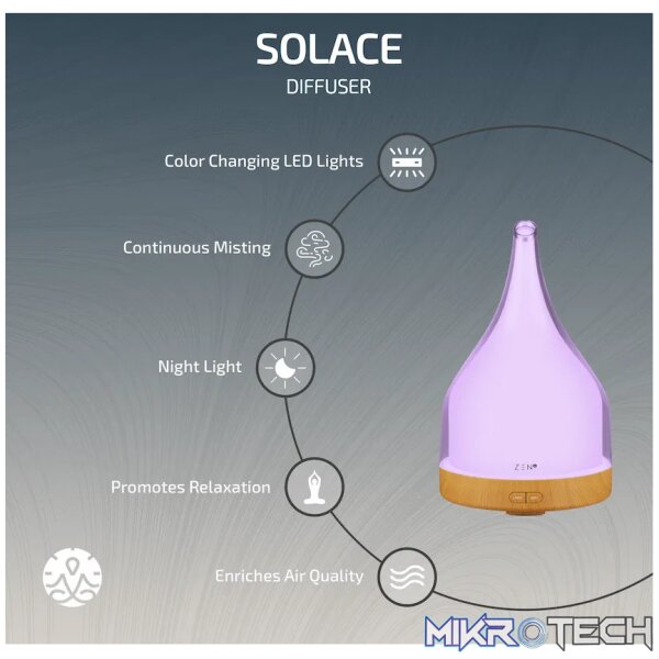 Zen Solace Diffuser - Light Wood - Image 8