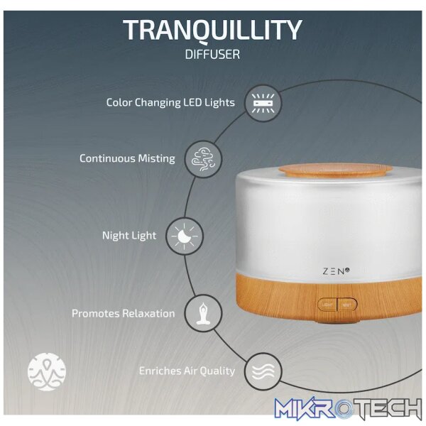 Zen Tranquillity Diffuser - Light Wood - Image 8