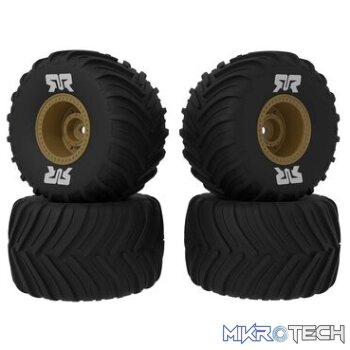 dBoots Chevron MT Tire Set Glued Bronze (2 Pairs) GROM
