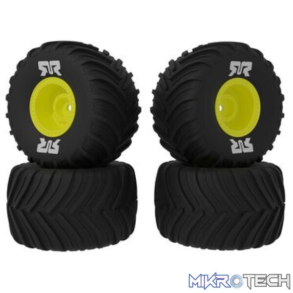 dBoots Chevron MT Tire Set Glued Yellow (2 Pairs) GROM dBoots Chevron MT Tire Set Glued Yellow (2 Pairs) GROM