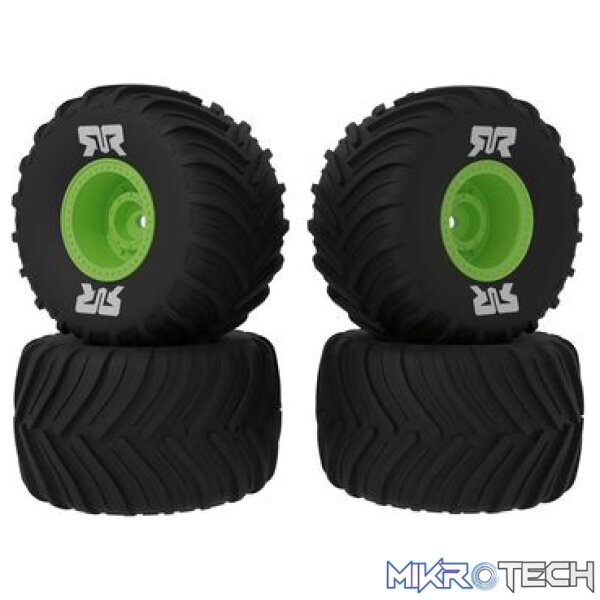 dBoots Chevron MT Tyre Set Glued Green (2 Pairs) GROM dBoots Chevron MT Tyre Set Glued Green (2 Pairs) GROM