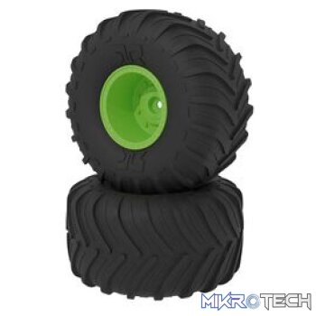 dBoots Chevron MT Tyre Set Glued - Green