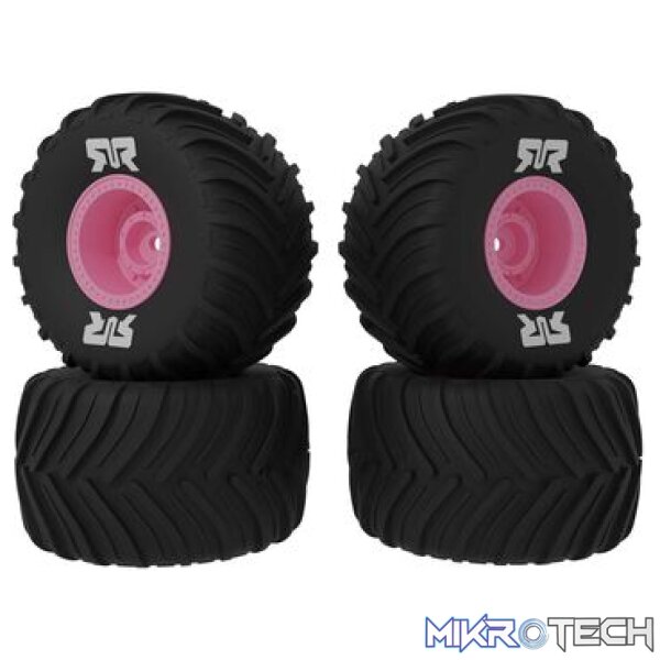 dBoots Chevron MT Tyre Set Glued Pink (2) GROM dBoots Chevron MT Tyre Set Glued Pink (2) GROM