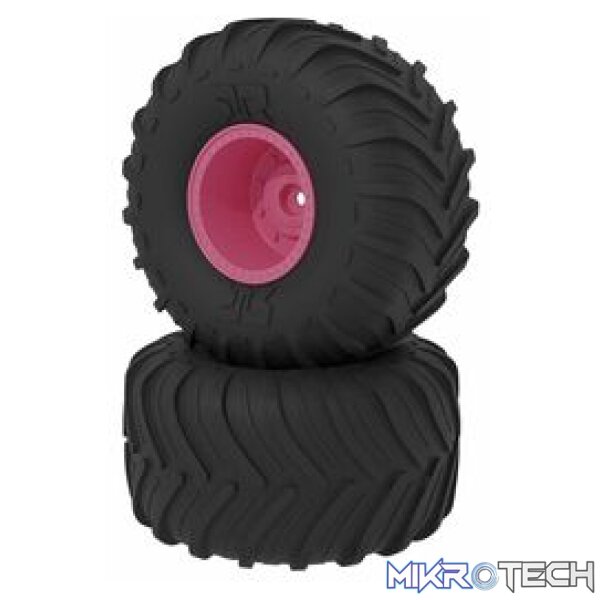 dBoots Chevron MT Tyre Set Glued - Pink dBoots Chevron MT Tyre Set Glued - Pink