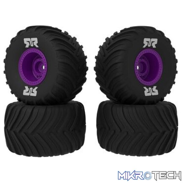 dBoots Chevron MT Tyre Set Glued Purple (2 Pairs) GROM dBoots Chevron MT Tyre Set Glued Purple (2 Pairs) GROM