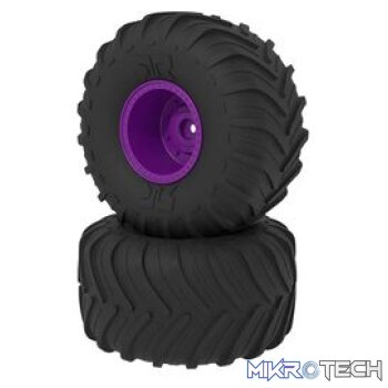 dBoots Chevron MT Tyre Set Glued - Purple