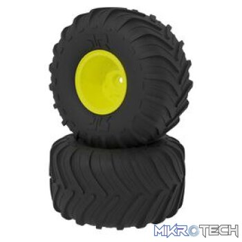 dBoots Chevron MT Tyre Set Glued - Yellow