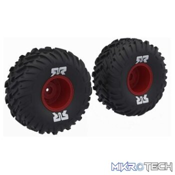 dBoots Cut Chevron MT Tyre Set Glued