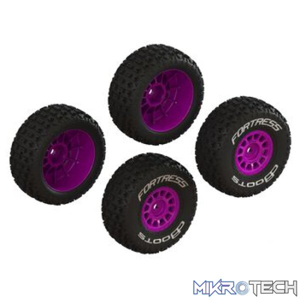 dBoots FORTRESS Tire Set Glued (Purple) (2 Pairs) dBoots FORTRESS Tire Set Glued (Purple) (2 Pairs)