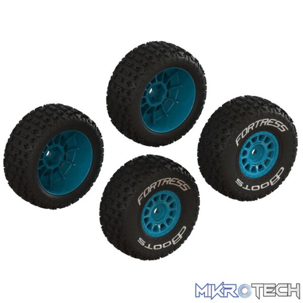 dBoots 'FORTRESS' tyre Set Glued (Blue) (2 Pairs) dBoots 'FORTRESS' tyre Set Glued (Blue) (2 Pairs)