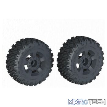 dBoots Ragnarok MT Tire Set Glued (Black) (2pcs)