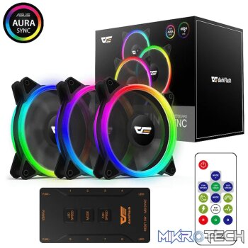 darkFlash DR12 PRO ARGB Cooling Fan - 3-in-1