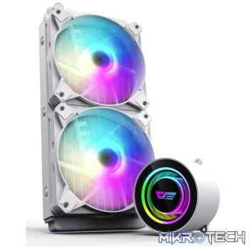 darkFlash DX240 V2.6 Liquid CPU Cooler - White