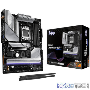 ASRock B850 LiveMixer WiFi AM5 ATX Gaming Motherboard