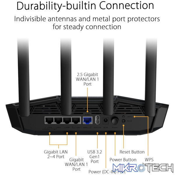 ASUS TUF Gaming BE3600 Wi-Fi 7 Dual-Band AiMesh Router - Image 2