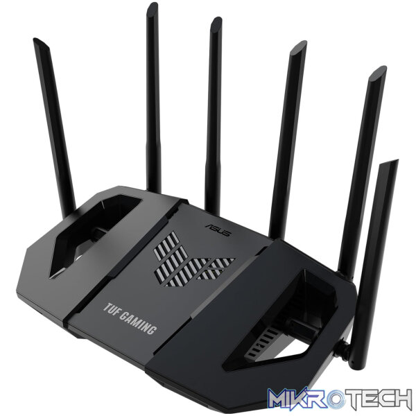 ASUS TUF Gaming BE6500 Wi-Fi 7 Dual-Band Gaming Router – Extendable with Quad 2.5Gb Ports ASUS TUF Gaming BE6500 Wi-Fi 7 Dual-Band Gaming Router – Extendable with Quad 2.5Gb Ports
