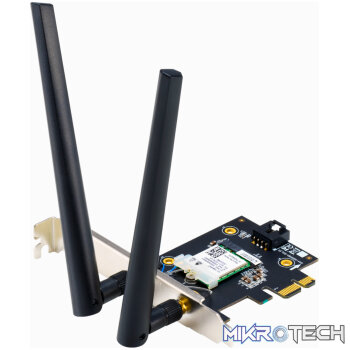 ASUS  Wi-Fi 7 Tri-Band PCIe Wireless Adapter with Bluetooth 5.4 – Black
